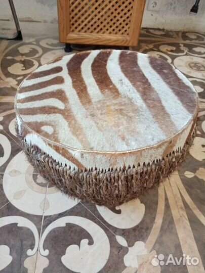 Большой барабан из зебры