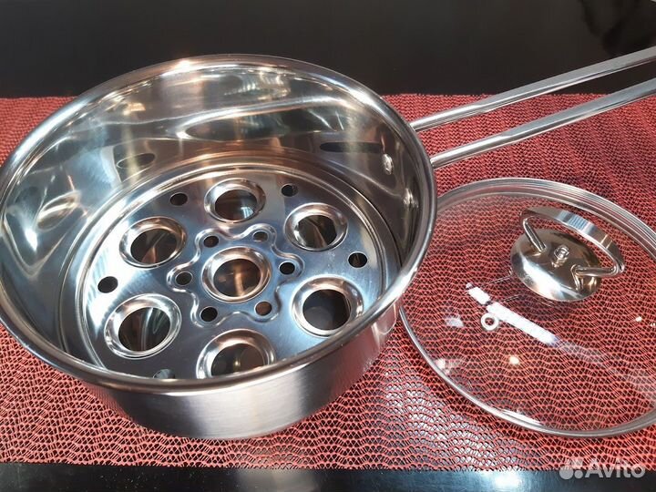 Сотейники Steam (пароварка) и Kaiserhoff, 18 см