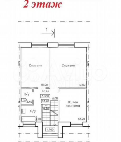 Таунхаус 196,7 м² на участке 1,6 сот.