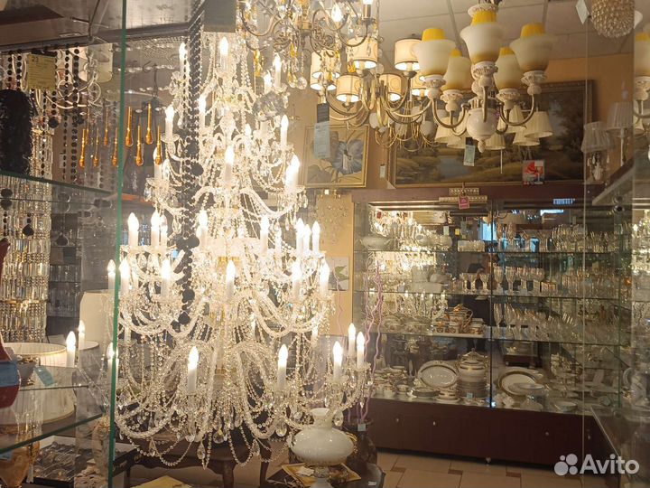 Люстра хрустальная
