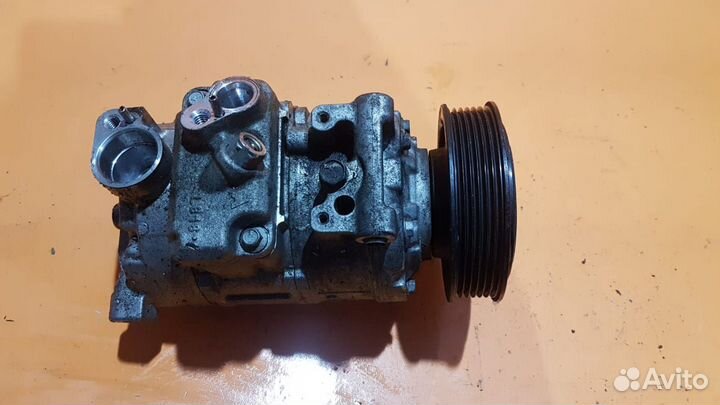 Компрессор кондиционера на VW Tiguan 1.4