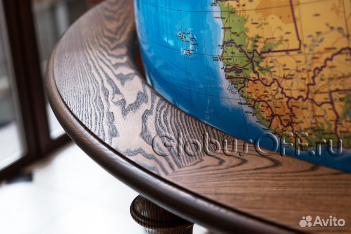 Физический глобус VIP большой напольный, D130 см