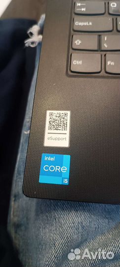Ноутбук Lenovo V14 G2 ITL, черный