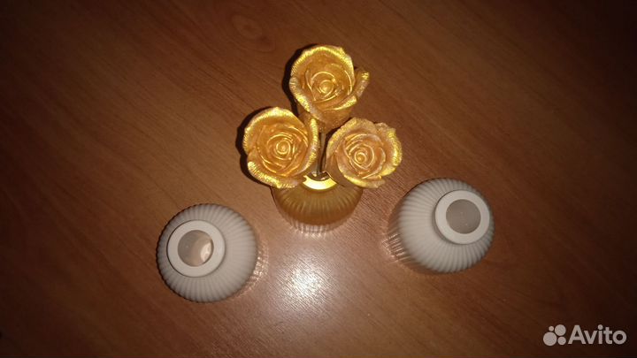 Ваза для цветов из гипса