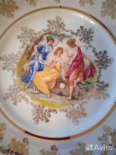 Блюдо и тарелка Мадонна Чехословакия