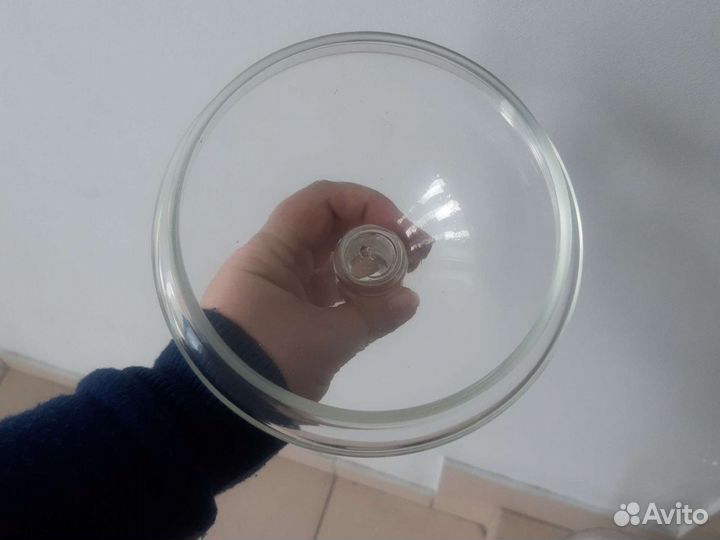 Кубок, ваза стекло старинное