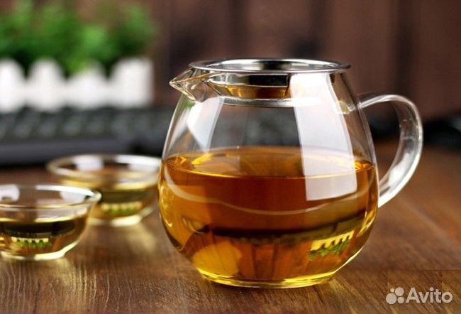 Чахай (сливник) для чая с фильтром, 480 мл