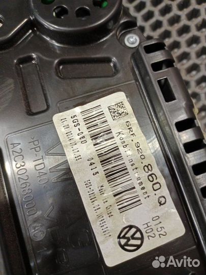 Щиток приборов Volkswagen Polo 5 седан CFN 1.6