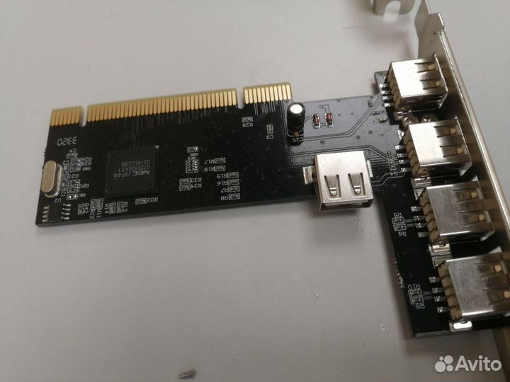 USB хаб в PCI разъем