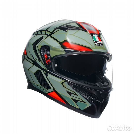 K3 DOT(E2206) - kamaleon black/RED/green