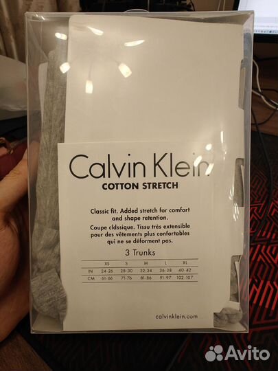 Трусы мужские транки Calvin Klein Оригинал