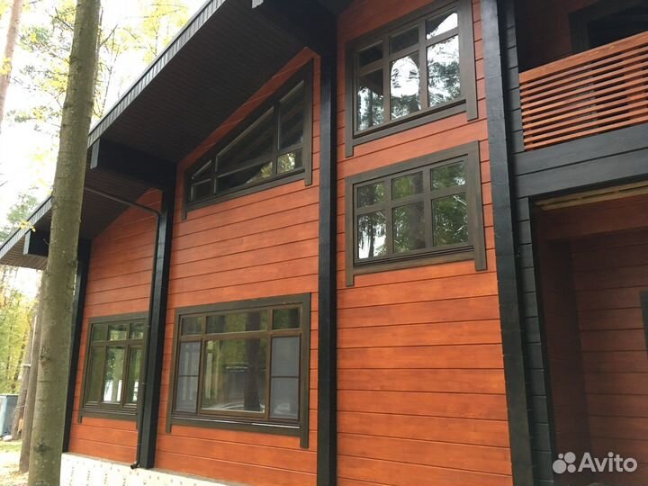 Шлифовка,покраска деревянных домов