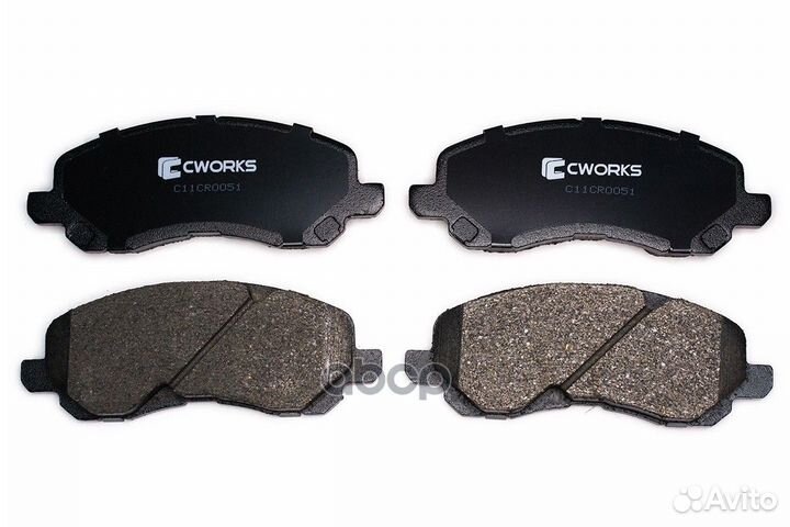 Колодки тормозные chrysler sebring 07- пер. C11