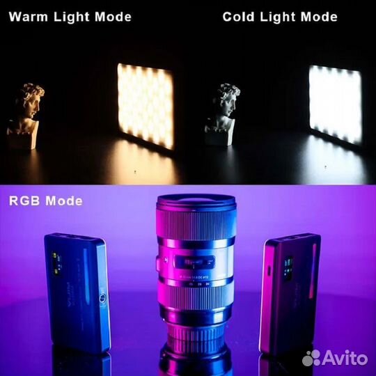 Компактный видеосвет Ulanzi VL120 RGB