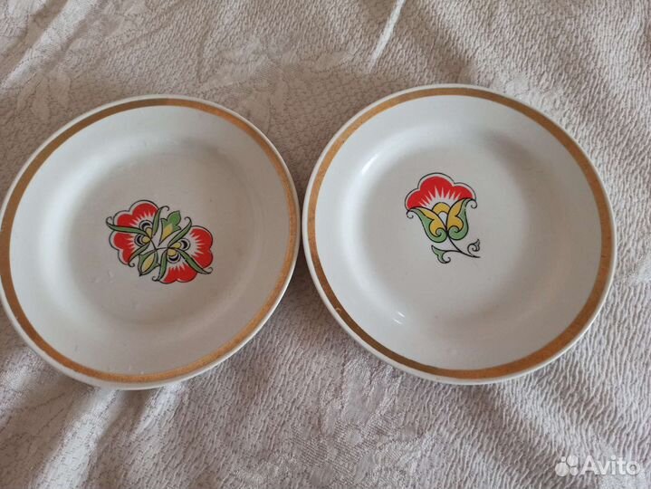 Тарелки СССР Прокопьевский фарфоровый завод