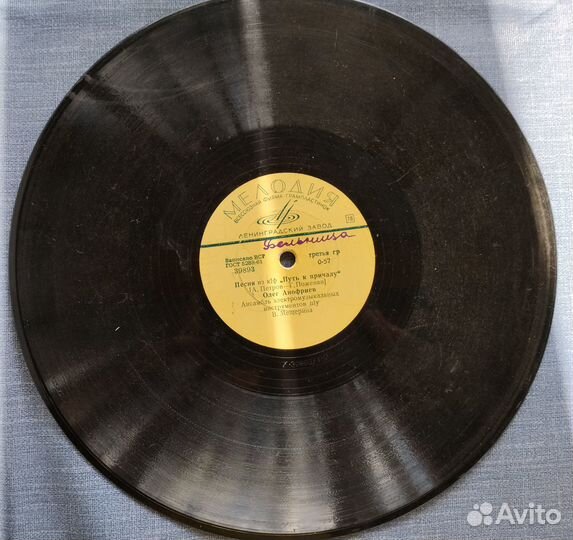 Пластинки для патефона