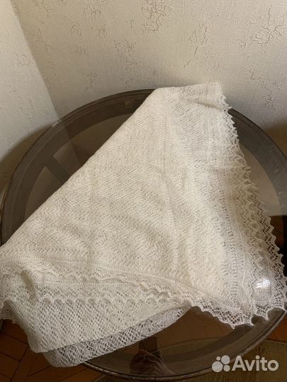 Оренбургский пуховый платок паутинка