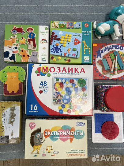 Игрушки, мозаики djeco, IKEA
