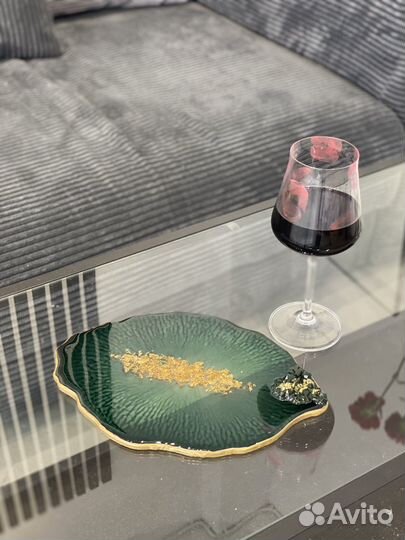 Сырная тарелка из эпоксидной смолы