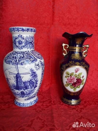 Вазы фарфоровые. Европа