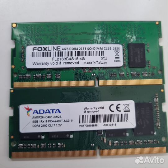 DDR4 sodimm 4Gb