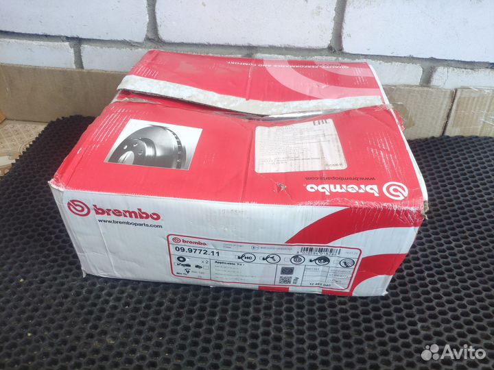 Тормозные диски передние 312мм Brembo 09977211