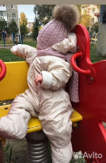 Комплект шапка, шарф, манишка, варежки 42-44