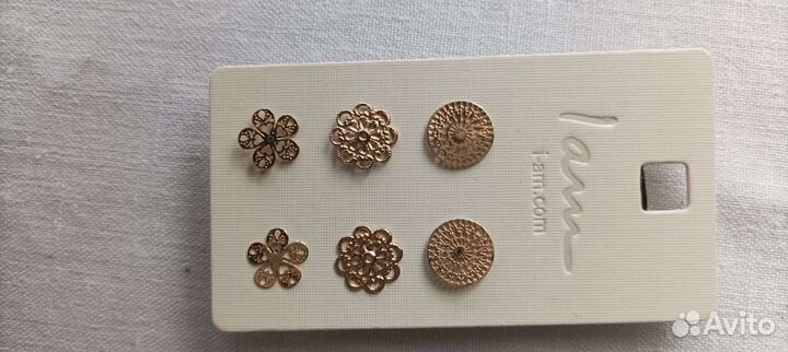 Серьги бижутерия