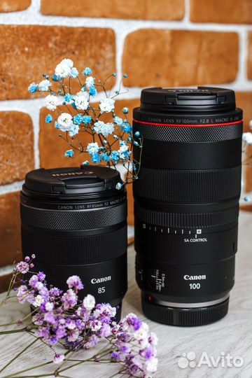 Объектив Canon RF 16, RF 35, RF 50, RF 85, RF 100