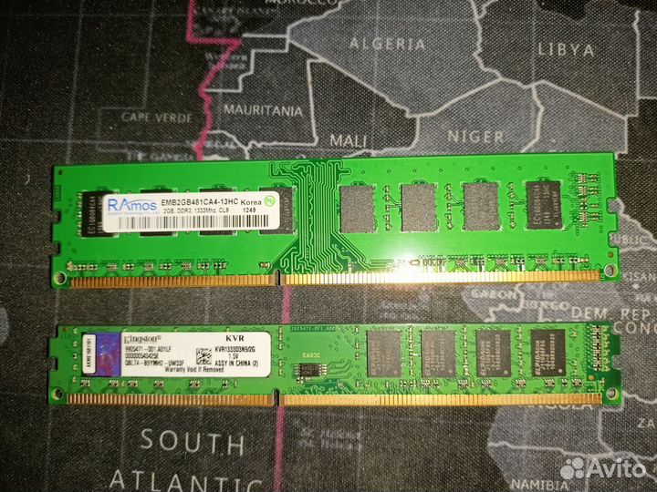 Оперативная память ddr3 2гб