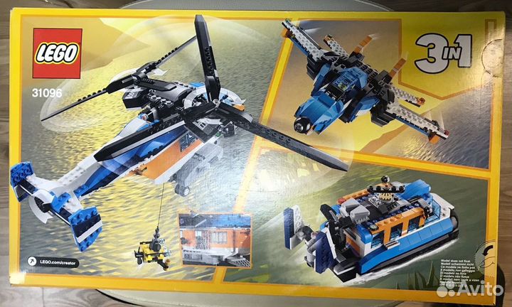 Набор lego Creator 31096 Double Rotor Helicopter