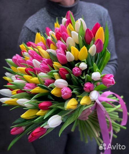 Букет из тюльпанов