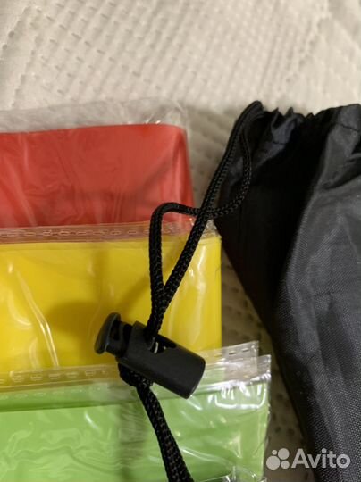 Фитнес резинки эспандеры новые набор 5 шт