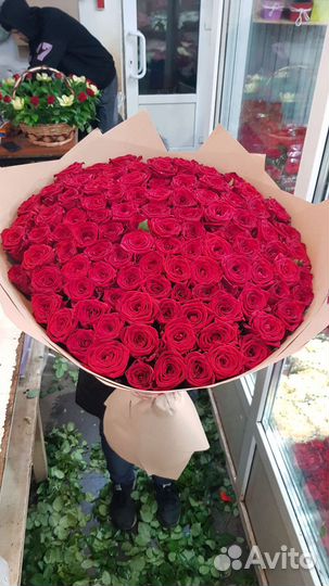Букет 101 роза с доставкой