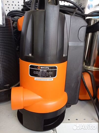 Насос дренажный вихрь дн-900(тт25сентября42)