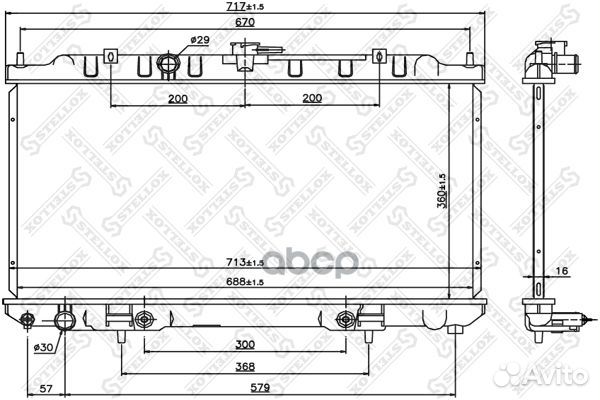 Радиаторы сист.охлажденияstellox 1026768SX Ste