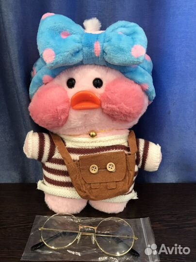 Мягкая игрушка уточка lalafanfan новая