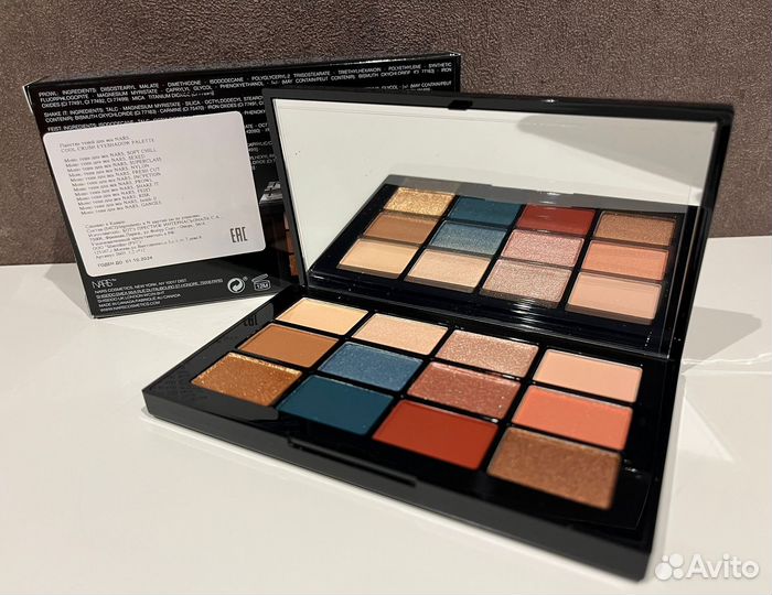 Палитра теней румяна Nars оригинал