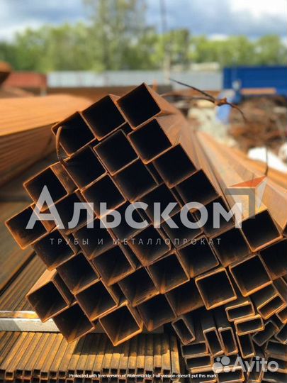 Труба на столбы для забора