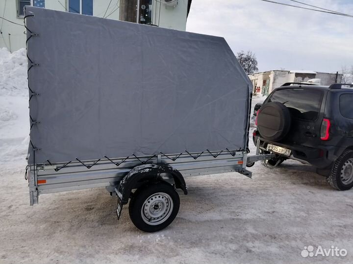 Прицеп 14.022 с тентом аэро 150 см. Для цветов
