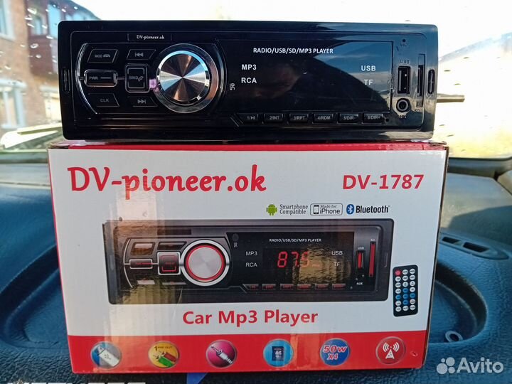Автомагнитола DV pioneer с bluetooth