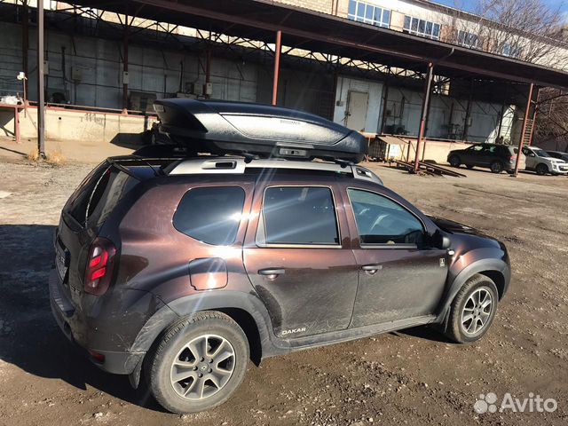 Автобокс 430 л на крышу Renault Duster