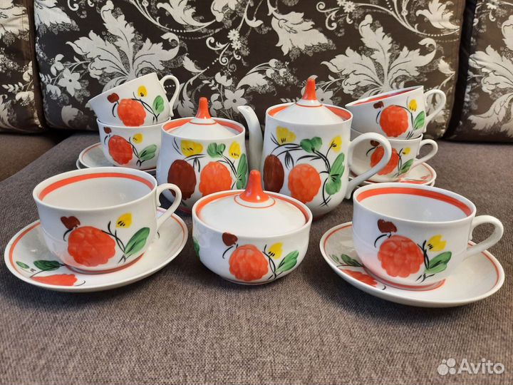 Сервиз чайный роспись