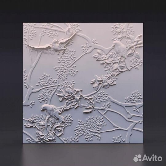 Гипсовая 3D панель 