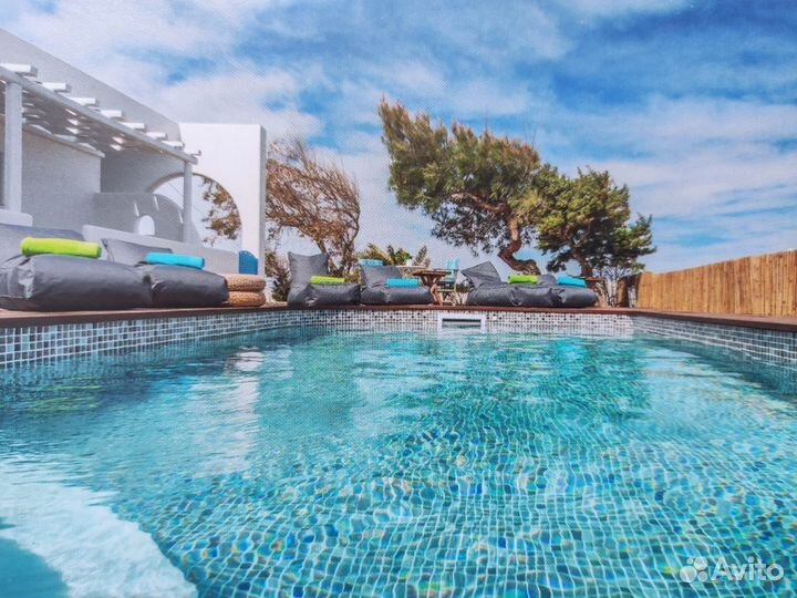 Теплый бетонный бассейн (лайнер пвх)