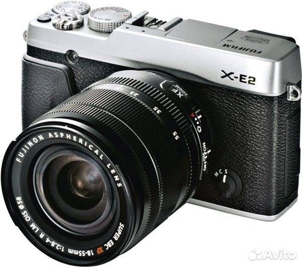 Fujifilm X-E2(18-55мм+Бленда) +Сумка+32гб+Коробка+
