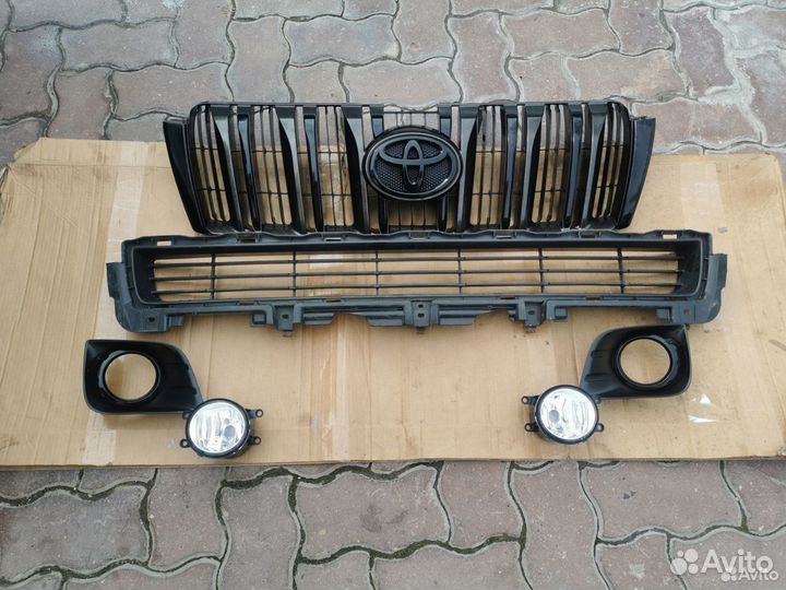 Решетка радиатора toyota land cruiser prado 09-13