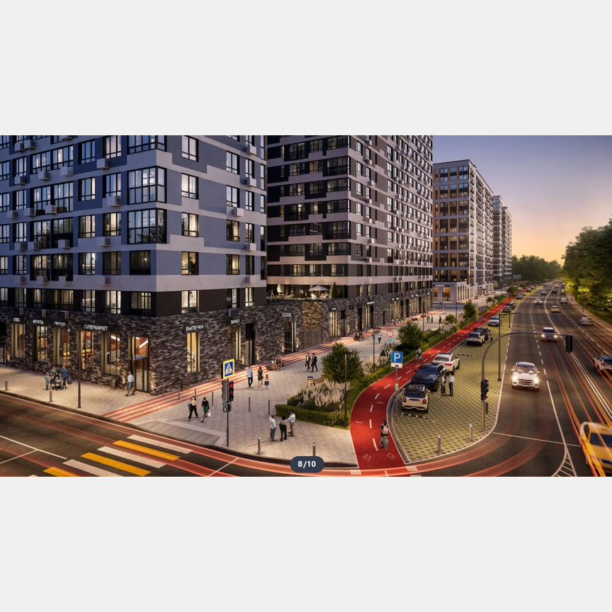 Квартира-студия, 21,5 м², 2/15 эт.