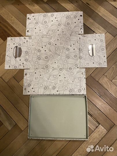 Коробка для хранения IKEA с заклепками и крышкой