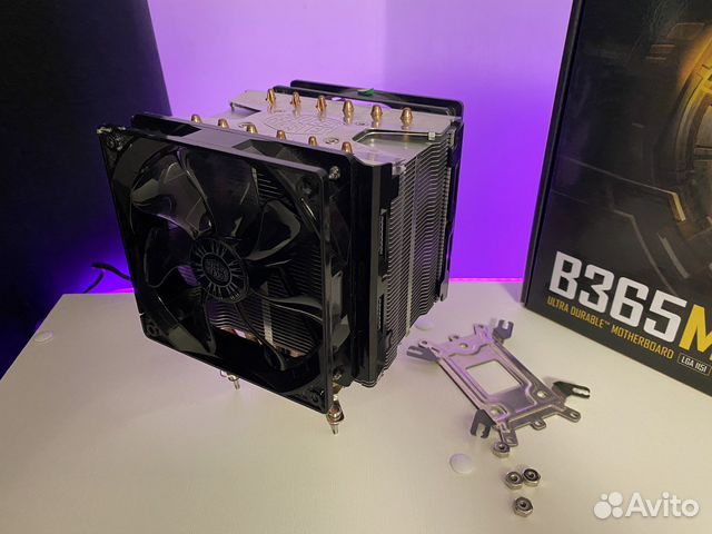 Башенный кулер cooler master 6 трубок intel купить в Санкт-Петербурге ...